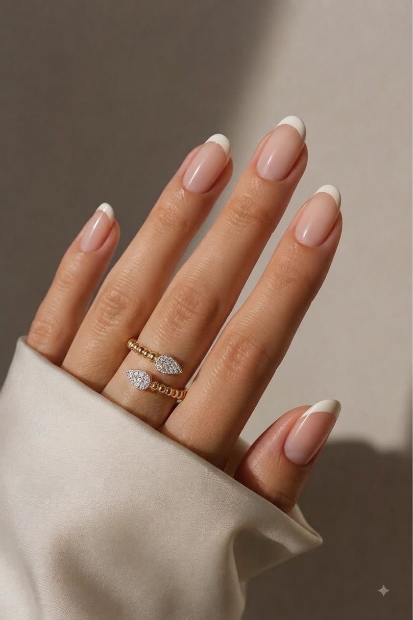 Gold Dual Teardrop Open Wrap Ring
