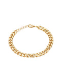 Classic Gold Curb Chain Bracelet