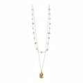Ethereal Layered Gold & Gemstone Necklace
