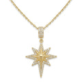 Radiant Gold North Star Pendant Necklace &nbsp;
