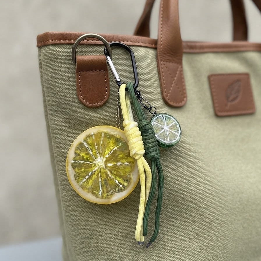 Citrus Slice Keychain &amp; Bag Charm &nbsp;