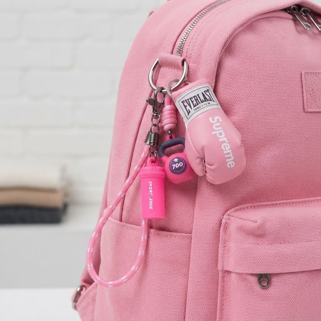 Fitness &amp; Boxing Glove Keychain