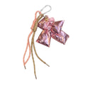 Metallic Puffy Bow Bag Charm &nbsp;