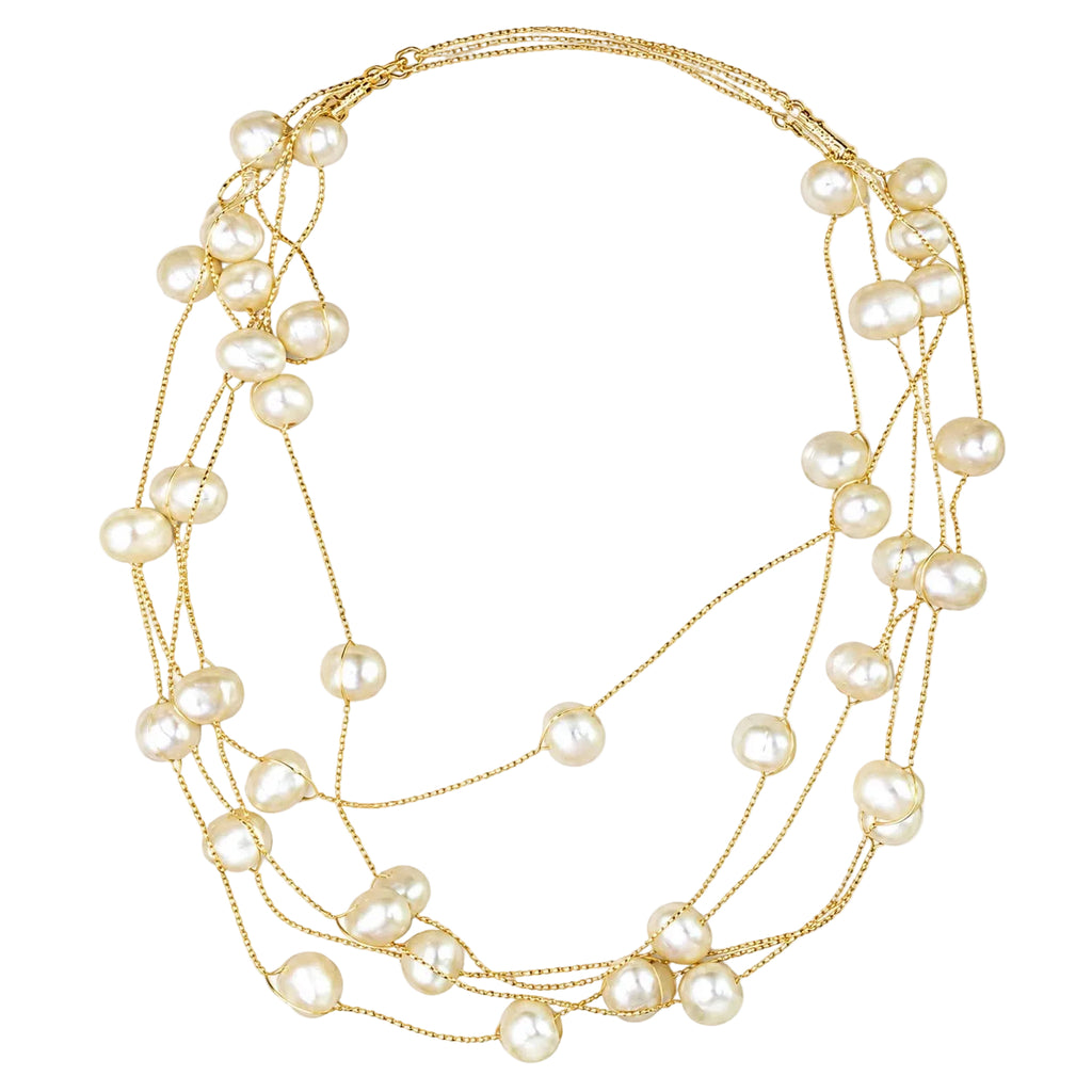Elegance in Gold and Pearls