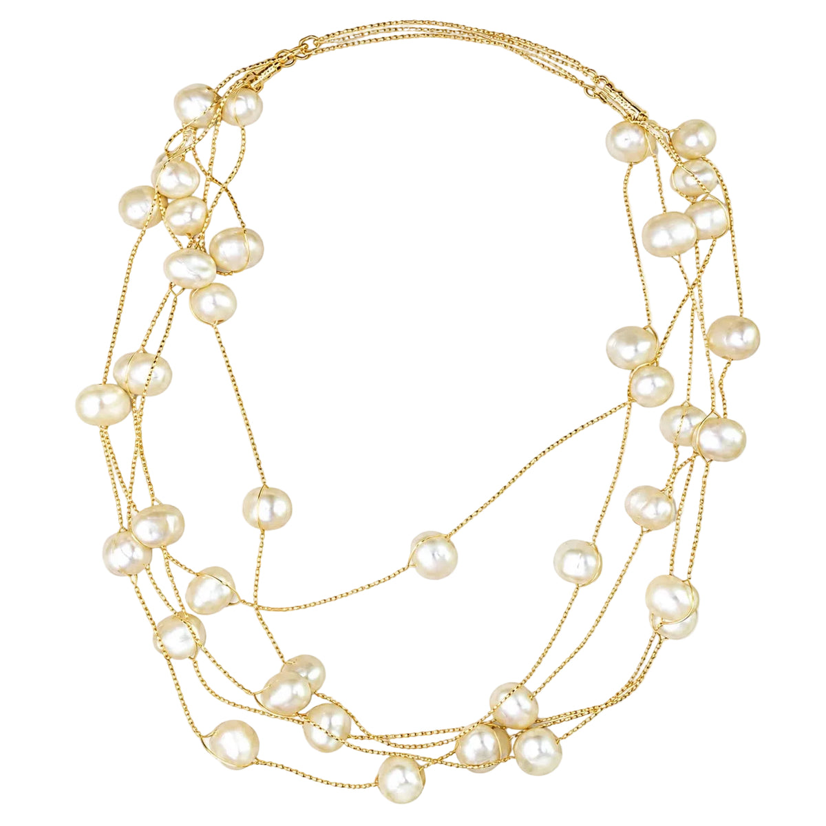 Elegance in Gold and Pearls
