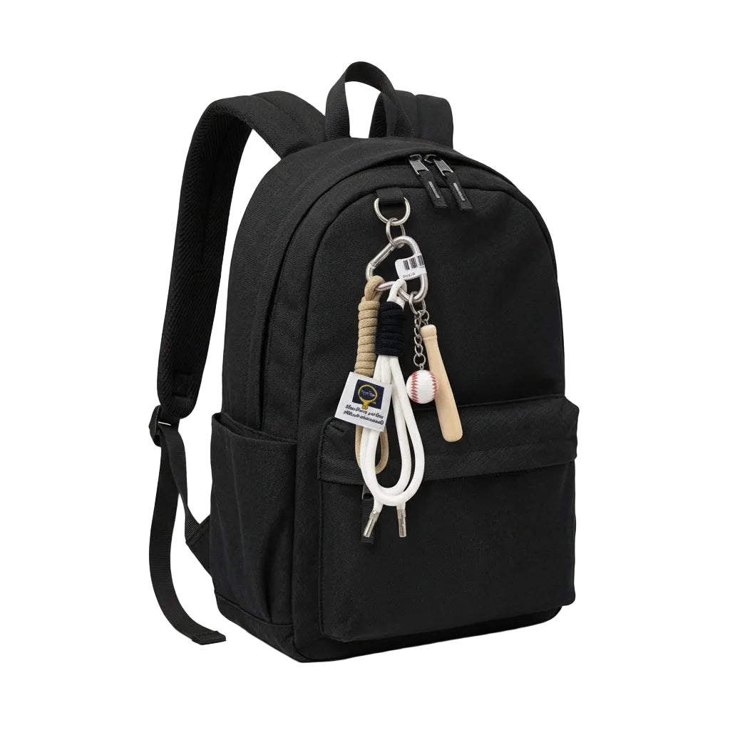 Stylish Multi-Functional Backpack &amp; Keychain Set