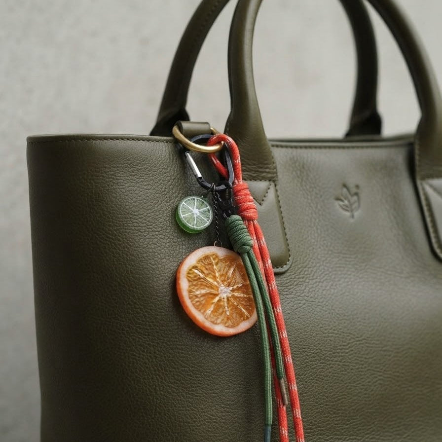 Citrus Slice Keychain &amp; Bag Charm &nbsp;