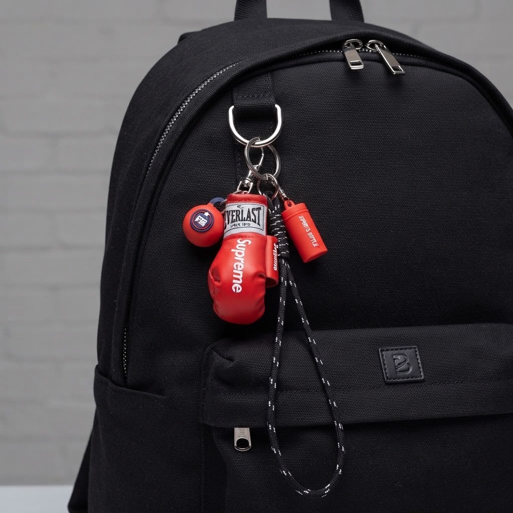 Fitness &amp; Boxing Glove Keychain